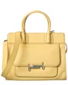 Tod's Leather Tote In Yellow