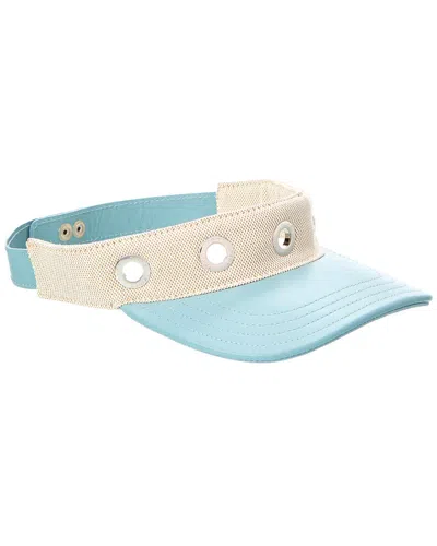 Tod's Leather Visor In Yellow