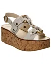 Tod's Tods Logo Leather Wedge Sandal In Multi