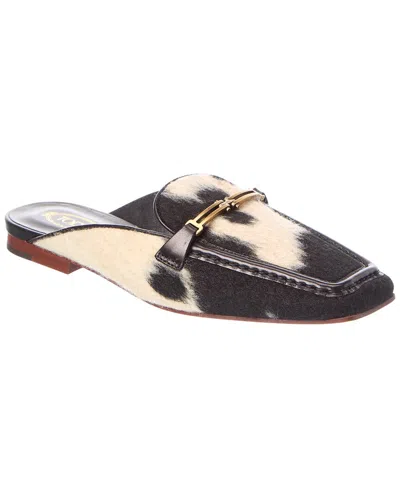 Tod's Leather-trim Mule In Black
