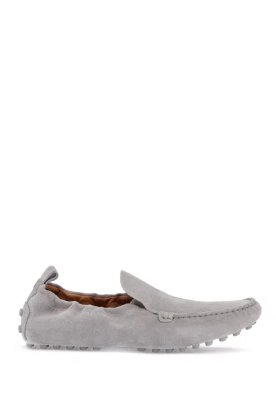 Tod's Light Gray Calfskin Women's Loafers Women