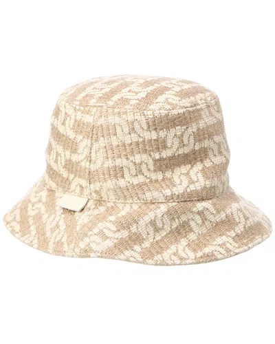 Tod's Linen-blend Bucket Hat In Neutral