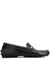 Tod's Women Gommino Leather Loafers In Grey