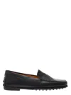 Tod's Gommini Leather Driver Penny Loafers In Black