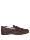 Tod's Destrukt Suede Loafer Brown Tdm In Brown