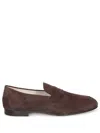 Tod's Destrukt Suede Loafer Brown Tdm In Brown