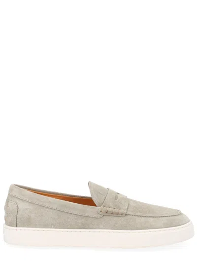 Tod's Tod`s  Loafers In Suede In Gray