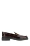 Tod's Brown Loafers With Logo Plaque