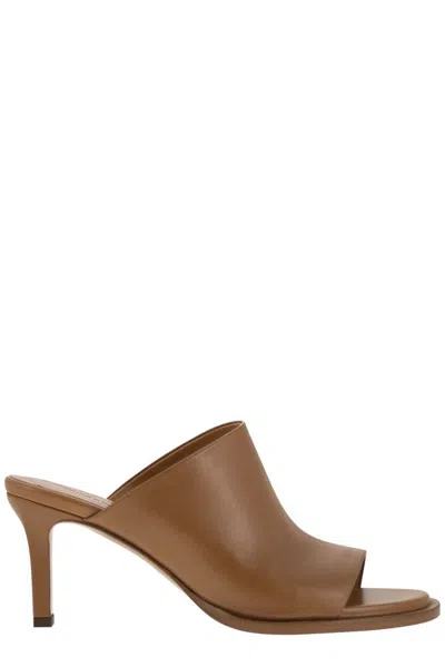 Tod's Logo Debossed Slip In Brown