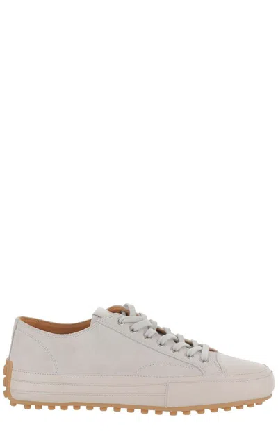 Tod's Suede Sneakers In White