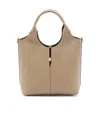 Tod's Logo Engraved Mini Shopping Bag