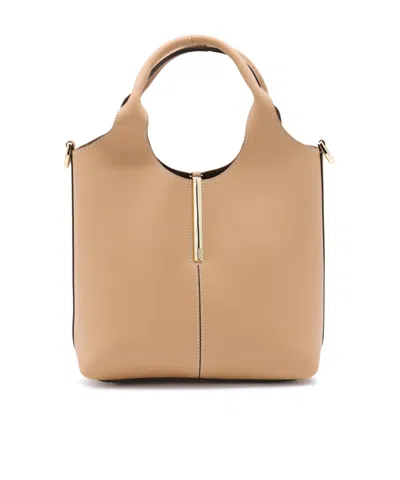 Tod's Logo Engraved Mini Shopping Bag