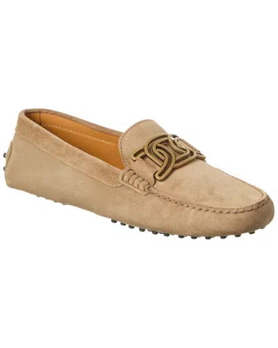Tod's Logo Leather Loafer In Multi