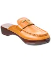 Tod's Logo Leather Mule