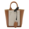 TOD'S TOD'S LOGO PENDENT PANELLED TOTE BAG