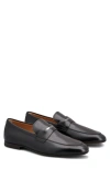 Tod's Logo Penny Loafer In Nero