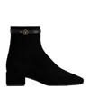 Tod's Round-toed Ankle Boots In Black