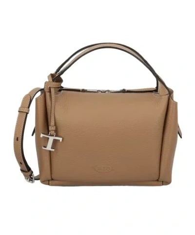 Tod's Mini Leather Tote Bag In Green