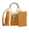 Tod's Logo Plaque Shoulder Bag In Brown