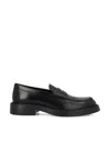 Tod's Smooth Leather Loafers In Black