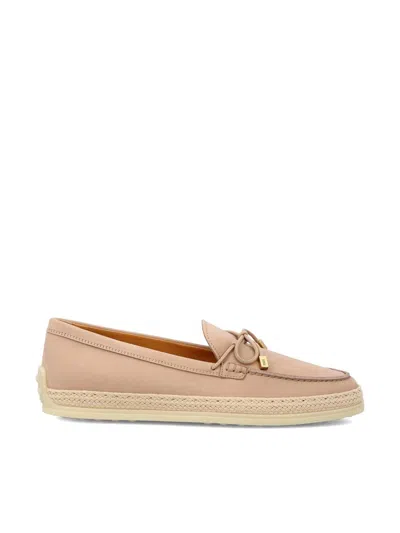 Tod's Low Shoes In Pink