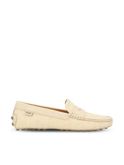 Tod's Low Shoes In Natural+stucco