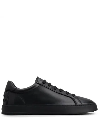 TOD'S TOD'S LOW-TOP LEATHER SNEAKERS