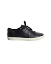 Tod's Low Top Sneakers In Black Leather In Black