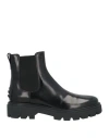 Tod's Logo-embossed Chelsea Boots In Black Leather In Black