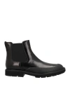 Tod's Man Ankle Boots Black Size 7.5 Soft Leather In Black