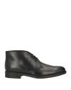 Tod's Man Ankle Boots Black Size 7.5 Soft Leather