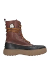 Tod's X Moncler X Palm Angels Leather Boots Men In Brown