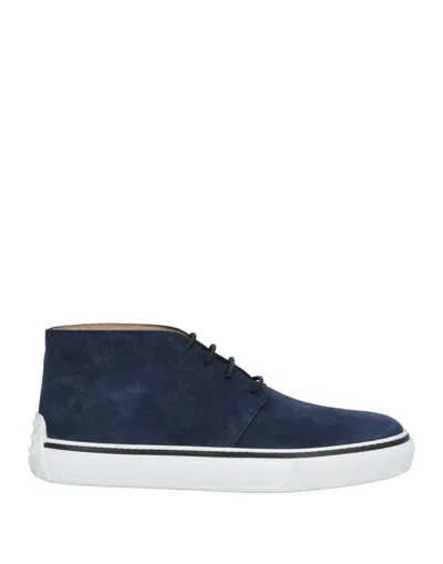 Tod's Ankle Boots In Blue