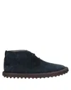 Tod's Ankle Boots In Navy