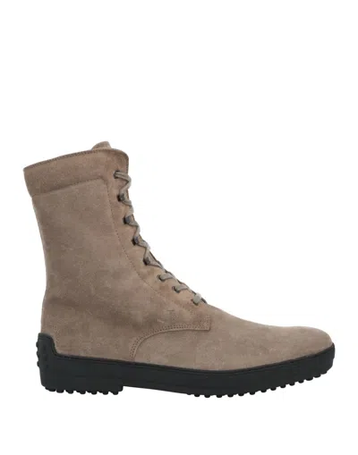 Tod's Ankle Boots In Grey