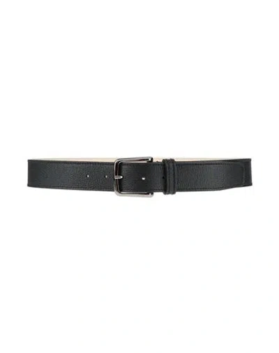 Tod's Man Belt Black Size 32 Leather