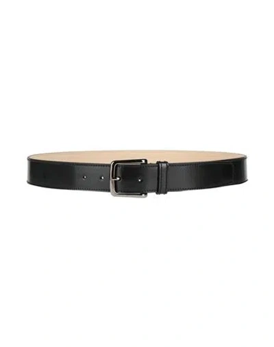 Tod's Man Belt Black Size 32 Leather