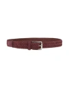 Tod's Man Belt Deep Teal Size 36 Leather