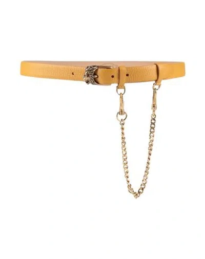 Tod's Man Belt Marigold Size 36 Leather In Brown