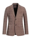 Tod's Man Blazer Light Brown Size 40 Lambskin In Beige