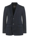 Tod's Man Blazer Midnight Blue Size 38 Cotton, Linen In Blue