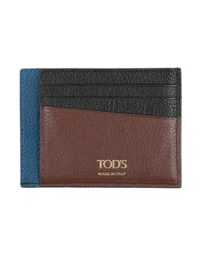 Tod's Man Cardholder Black Size - Goat Skin