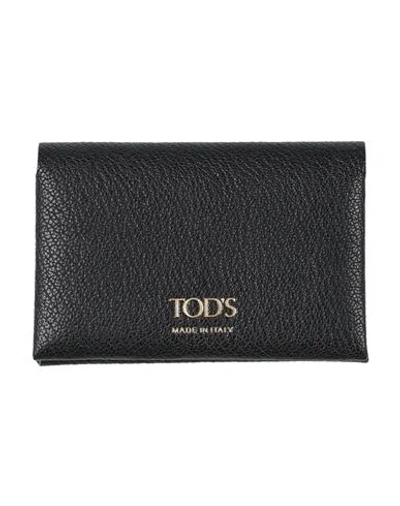 Tod's Man Document Holder Black Size - Leather
