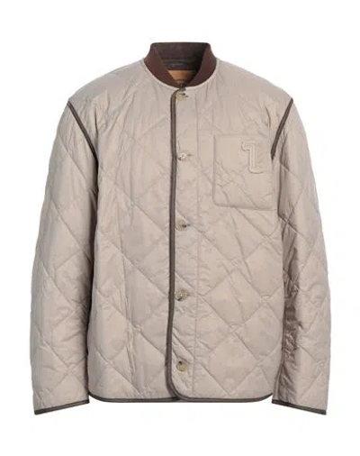 Tod's Man Jacket Beige Size 42 Polyamide, Polyester, Elastane