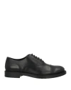 Tod's Man Lace-up Shoes Black Size 12.5 Soft Leather