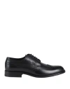 Tod's Classic Leather Brogue Shoes With Polished Finish In Black