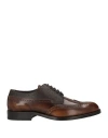 Tod's Man Lace-up Shoes Brown Size 7 Leather