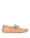 Tod's Man Loafers Beige Size 7 Leather