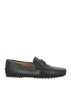 Tod's Man Loafers Black Size 10 Leather