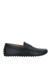 Tod's Man Loafers Black Size 13 Soft Leather